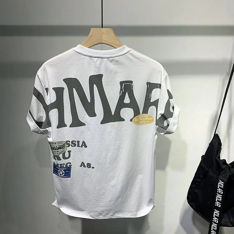 Men's Anime Streetwear Cotton T-Shirt - Summer Style