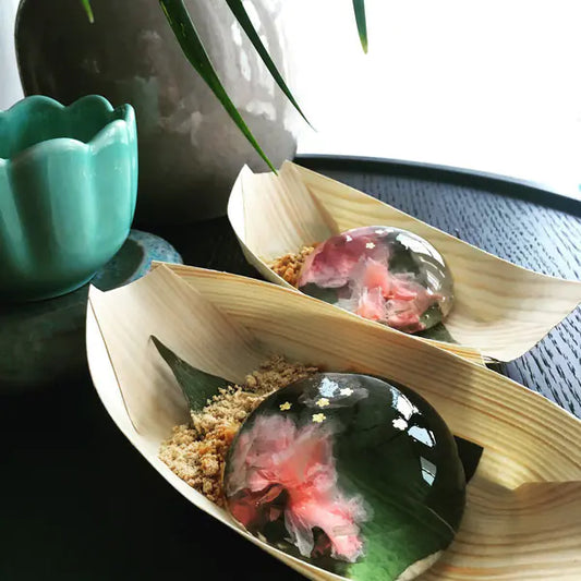 Sushi Platter and Packaging Box Set