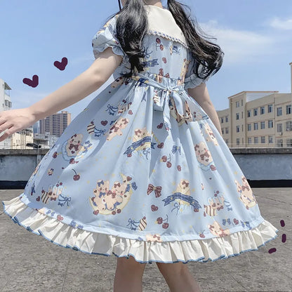 Original Design Japanese Lolita Dress - Moon Island OP