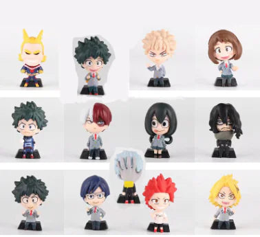 Anime My Hero Academia 4pcs Set Katsuki Bakugo Figurine Model Collection