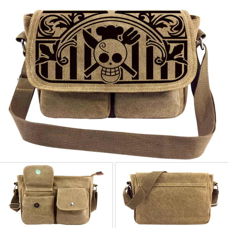 One Piece Canvas Shoulder Bag - Luffy Backpack
