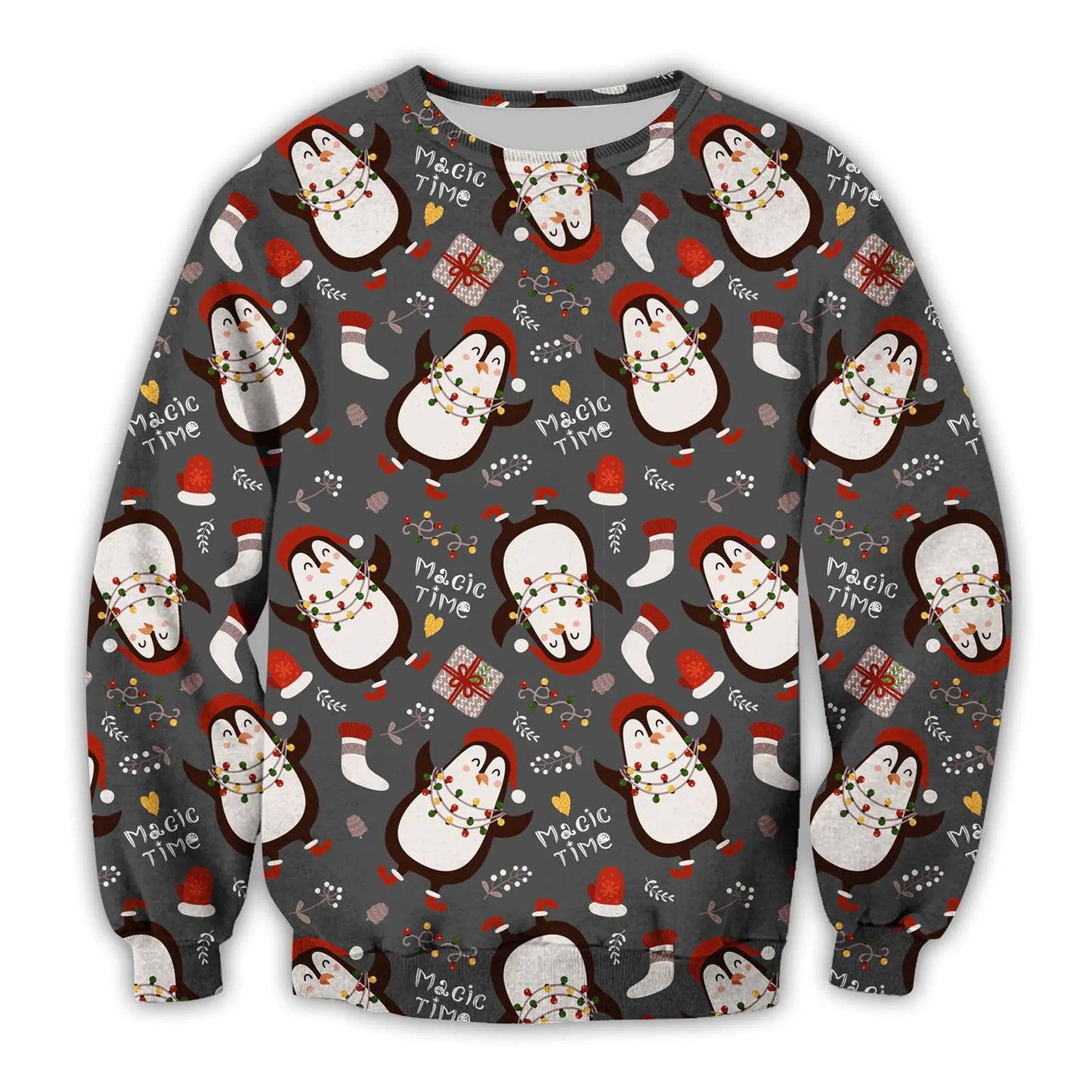3D Digital Printed Christmas Sweatshirt