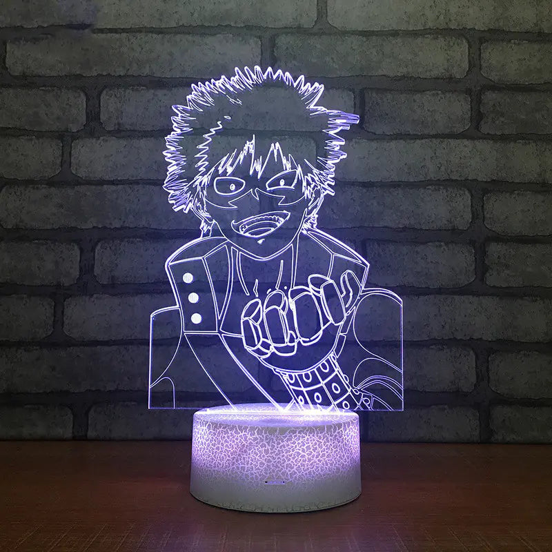 3D My Hero Academia Shoto Todoroki LED Night Light