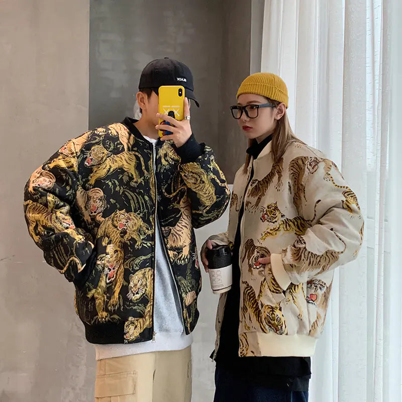 Embroidered Couples Street Dance Cotton Jacket