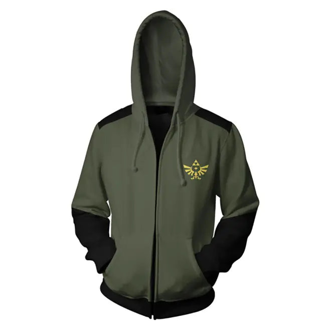 Anime Hoodie with Zipper - Fullmetal Alchemist Design