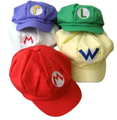 Mario Octagonal Hat for Cosplay and Anime Fans