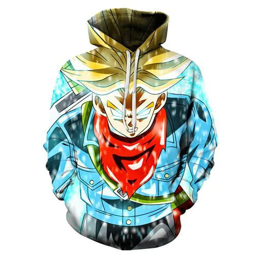 3D Hoodie with Dragon Ball Digital Print Design