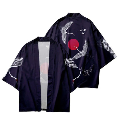 2023 Japanese Ukiyo-e Style Kimono Cardigan Shirt