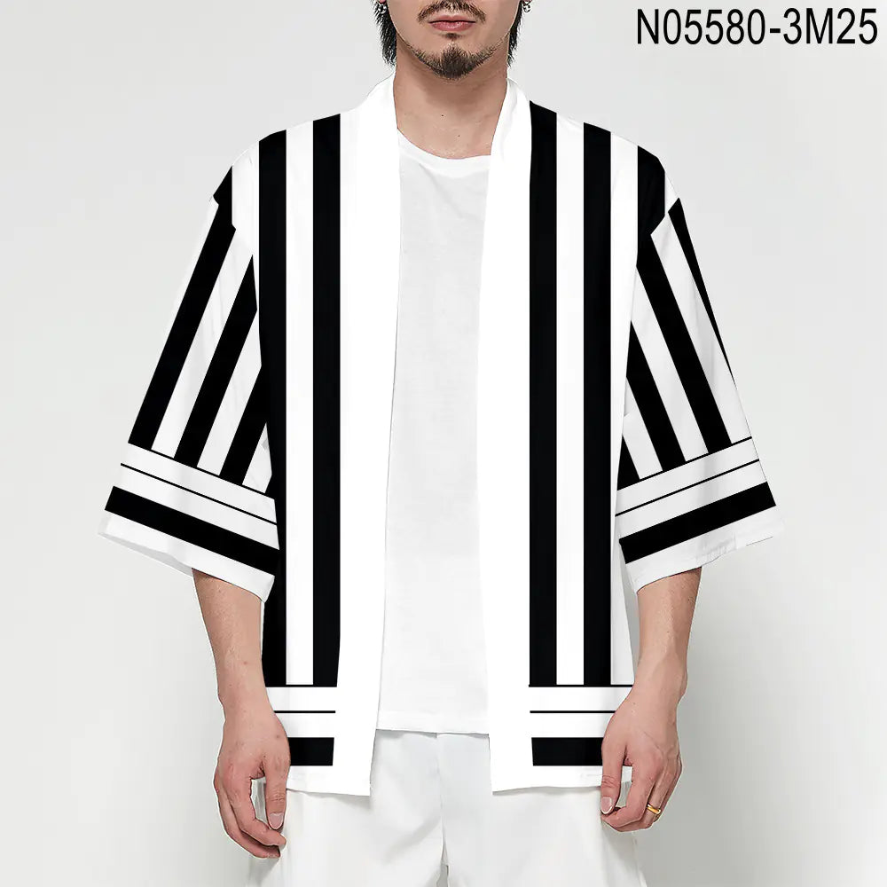 Demon Slayer Tanjiro Nezuko Kimono Cloak Costume