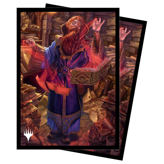 Ultra PRO - MTG Commander Masters 100ct Standard Size Card Sleeves - Commodore Guff Artwork Matte Finish with ChromaFusion Technology Protect Magic: The Gathering Cards Standard Size Cards