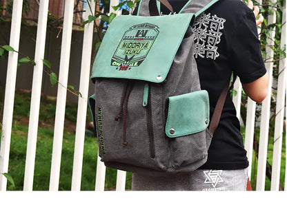 Demon Slayer Tanjiro Hero Academy Canvas Backpack
