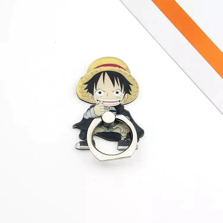 Mobile Phone Ring Holder - Creative Anime One Piece Design