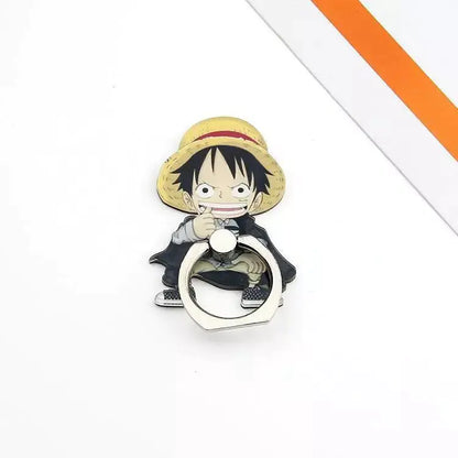 Mobile Phone Ring Holder - Creative Anime One Piece Design