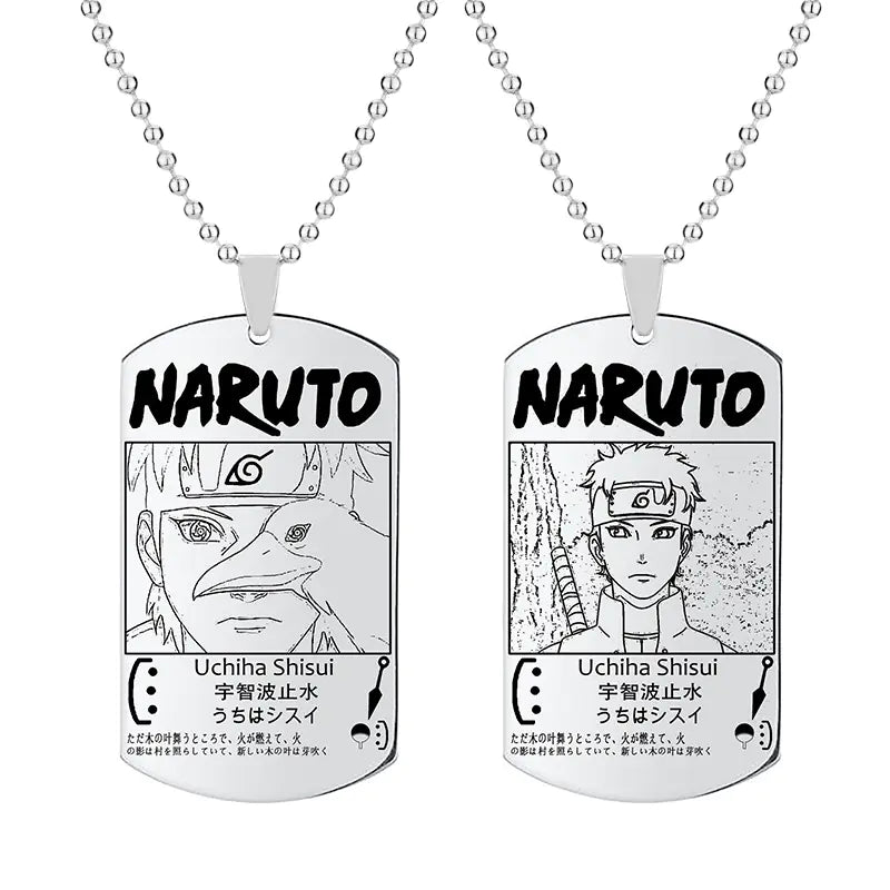 Anime Naruto Necklace with Keychain Pendant Gift