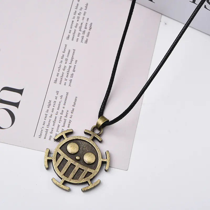 One Piece Luffy Straw Hat Pendant Necklace