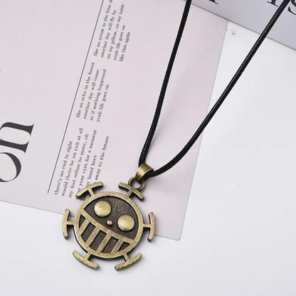 One Piece Luffy Straw Hat Pendant Necklace