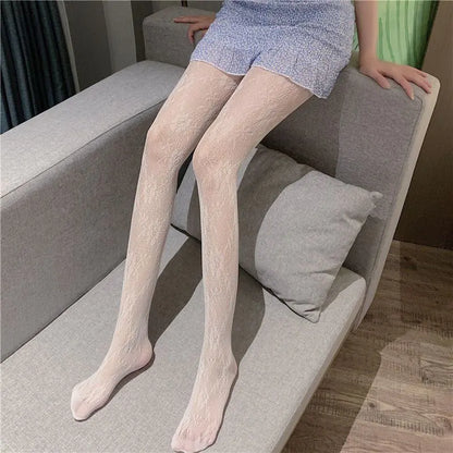 Japanese Lolita Retro Lace Soft Girl Stockings