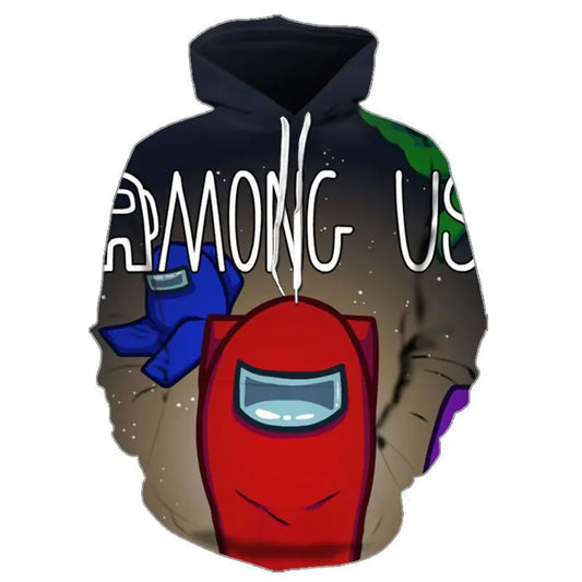 Futuristic 3D Printed Hoodie for Adults and Kids