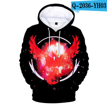 Pokemon Hoodie with Pet Character Print