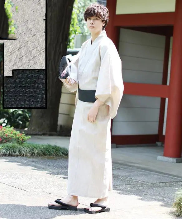 Traditional Japanese Men's Yukata Kimono