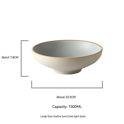 Ceramic Ramen Bowl Set for Restaurant Tableware