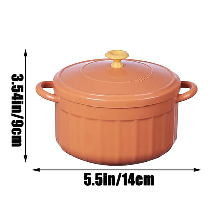 Kawaii Cartoon Pig Ramen Rice Bowl for Kitchen Use