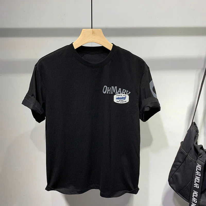 Men's Anime Streetwear Cotton T-Shirt - Summer Style