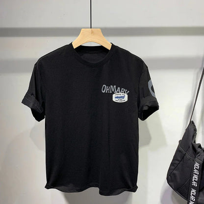 Men's Anime Streetwear Cotton T-Shirt - Summer Style