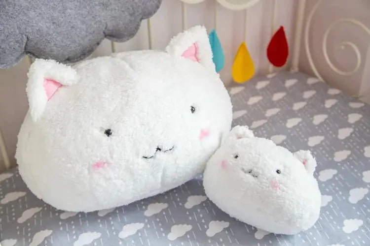 Plush Toy White Rabbit Pillow - Anime Merchandise