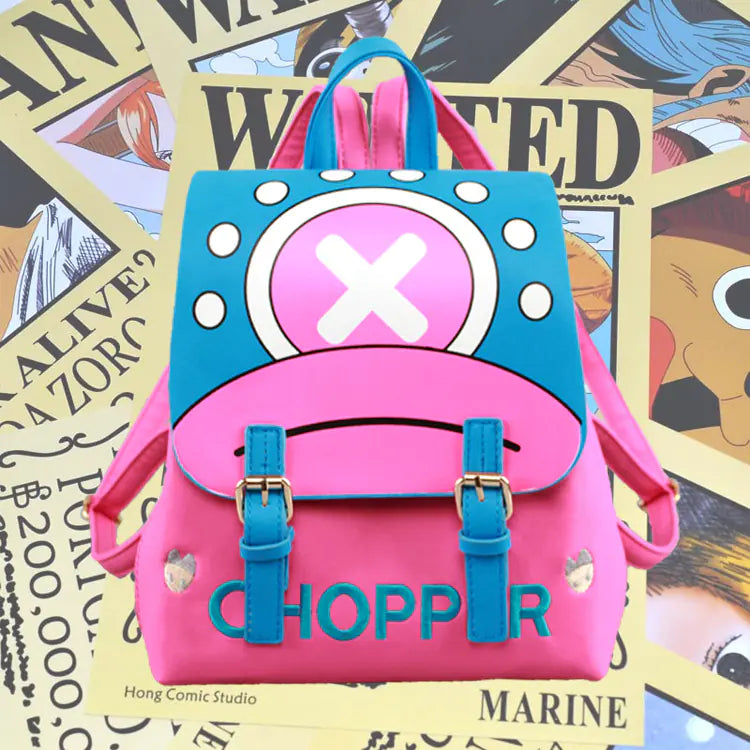 Anime Backpack - One Piece Chopper & Totoro Design