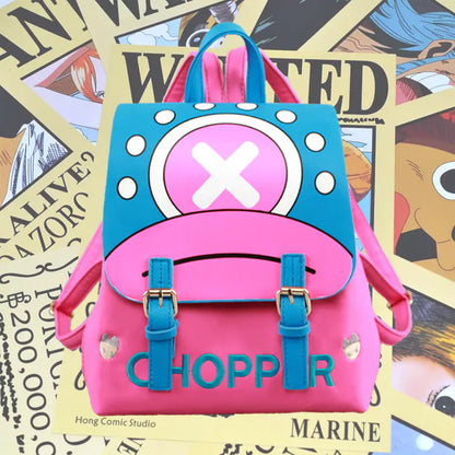 Anime Backpack - One Piece Chopper & Totoro Design