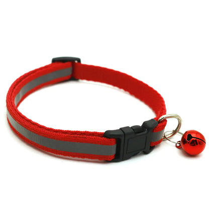 Reflective Bell Cat Collar for Pets