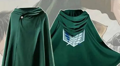 Attack on Titan Eren Cape and Uniform Costume