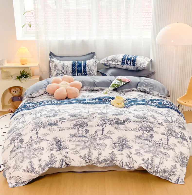2024 New AB Version 4-Piece Bedding Set