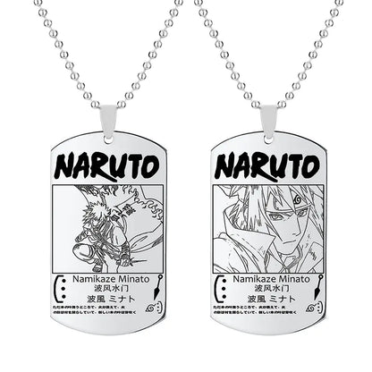 Anime Naruto Necklace with Keychain Pendant Gift