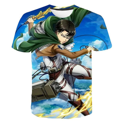 Attack On Titan 3D Digital Print Graphic T-Shirt