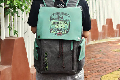 Demon Slayer Tanjiro Hero Academy Canvas Backpack