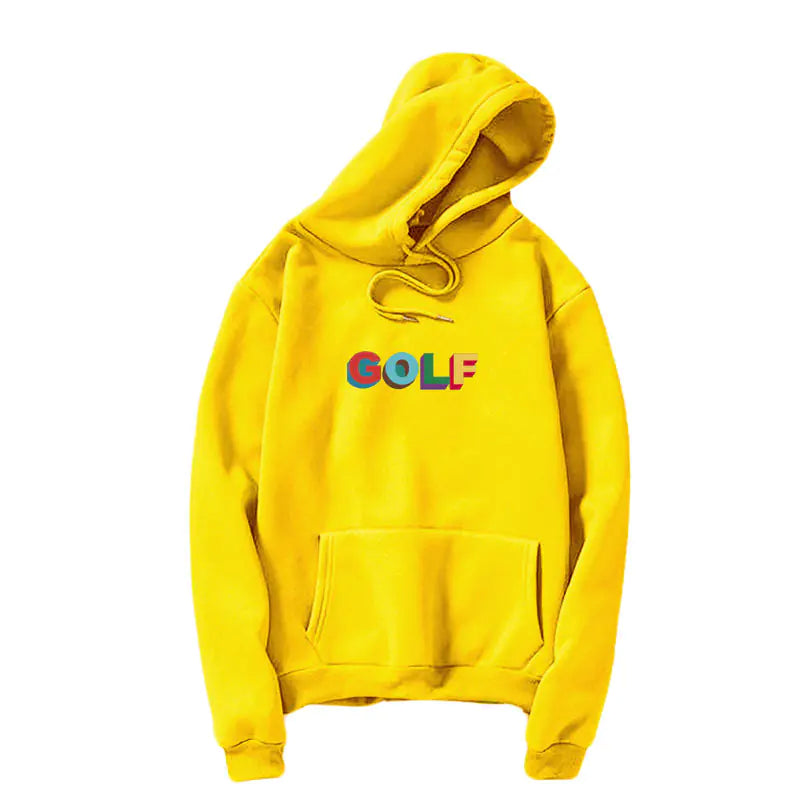 Harajuku Style Hooded Sweatshirt with COLF Print