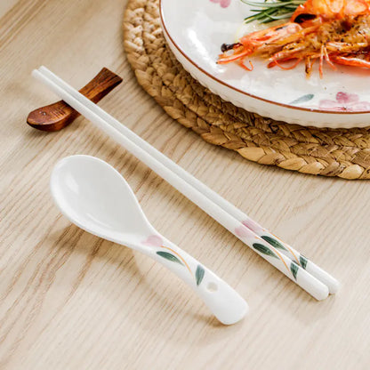 Domeiran Japanese Sakura Ceramic Chopsticks Set