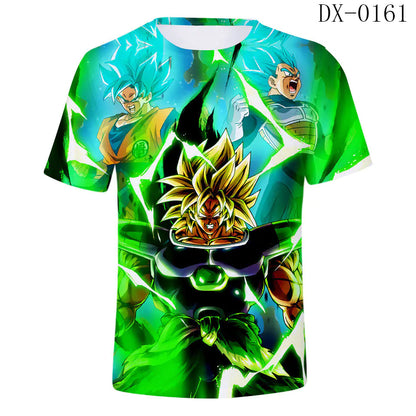 Dragon Ball Anime Series 3D Short Sleeve T-Shirt