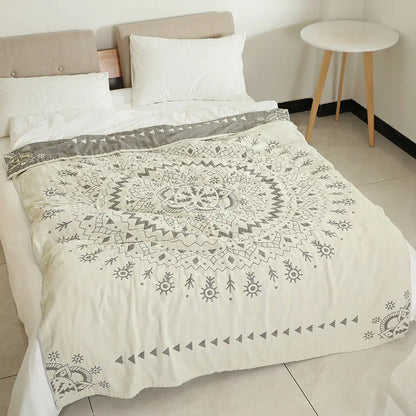2019 New Japan Four-Layer Thick Cotton Blanket