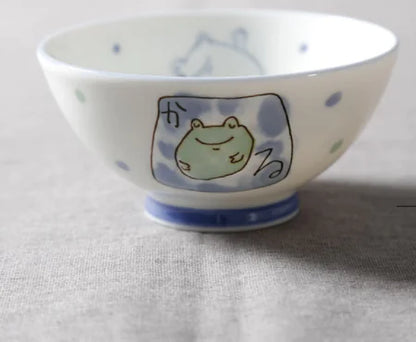 Animal Cartoon Rice Bowl Set for Kids