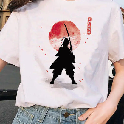 Demon Slayer Printed Short Sleeve T-Shirt for Women