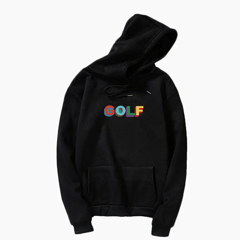 Harajuku Style Hooded Sweatshirt with COLF Print