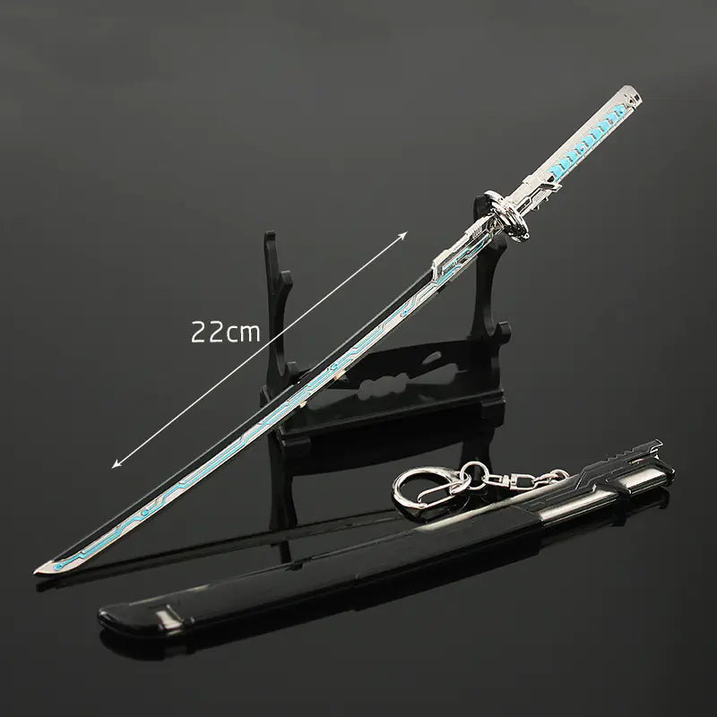 Samurai Sword Keychain Toy for Anime Fans and Kids