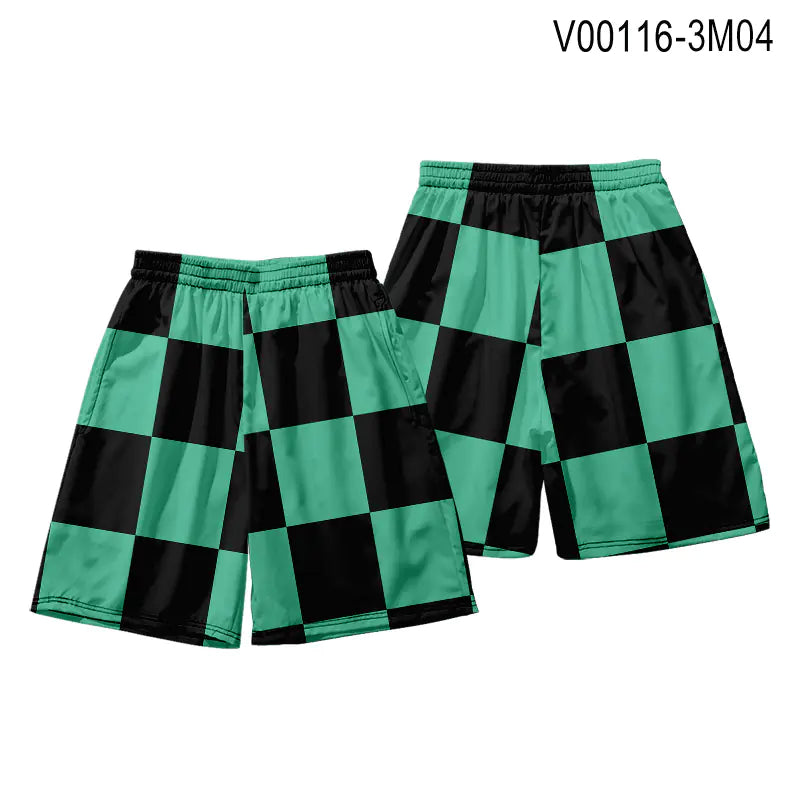 Demon Slayer Anime Haori Kimono Set with Cape