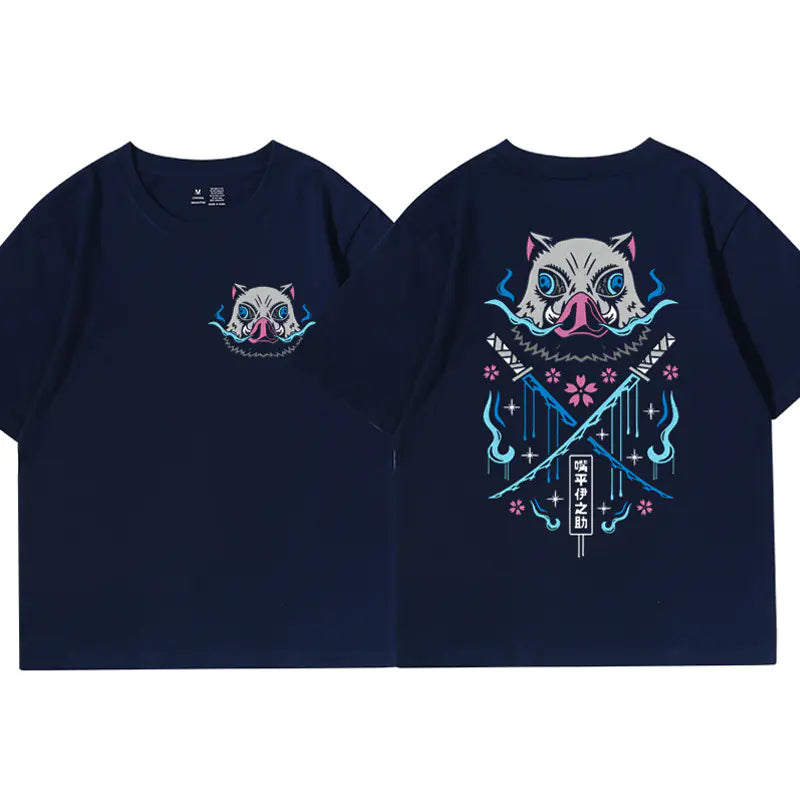 Demon Slayer Cotton T-Shirt for Men and Women