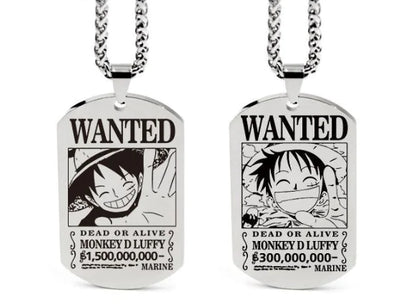 One Piece Inspired Necklace Pendant with Keychain