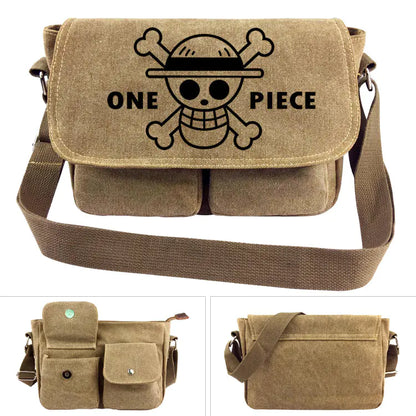 One Piece Canvas Shoulder Bag - Luffy Backpack