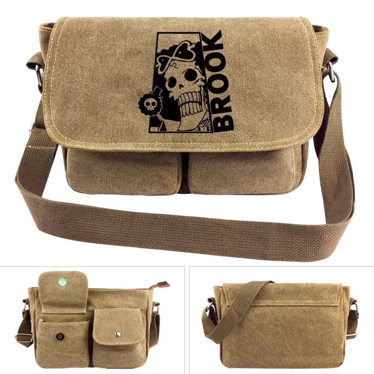 One Piece Canvas Shoulder Bag - Luffy Backpack